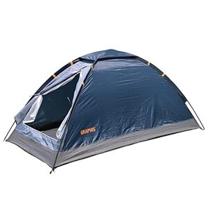 グラフィス 式1人用ドームテント GR-H1010 ネイビー 約W95×D195×H90cm キャンプ&ハイキング