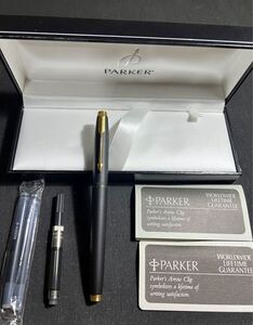 PARKER パーカー 万年筆 #75 マットブラック 14K