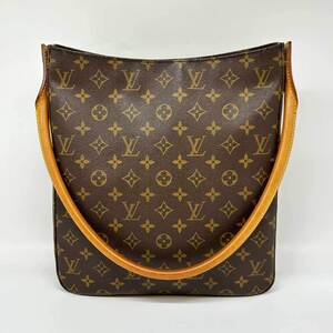 ルイヴィトン ルーピングGM モノグラム ショルダーバッグ ブラウン M51145 LOUIS VUITTON Aランク 中古 六甲道店