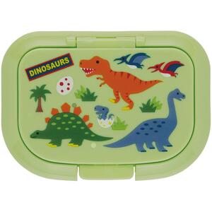 DINOSAURS 抗菌ウェットシート用フタ スケーター