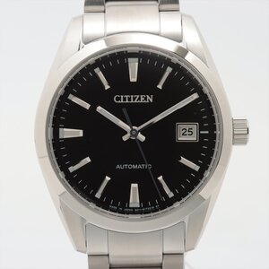 ■ 1円 ～ 正規 現行 美品 参定8.2万■ シチズン CITIZEN ■ シチズンコレクション NB1050-59E 自動巻き ブラック ■箱保 メンズ ビジネス