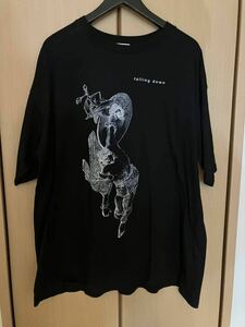 清春 ビッグシルエット Tシャツ falling down MaD × mardigras Moonage Devilment big silhouette t-shirt V系 ヴィジュアル系 VISUAL KEI