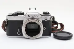 超美品 NIKON FE シルバー フィルムカメラ　モルト新品交換済 B375