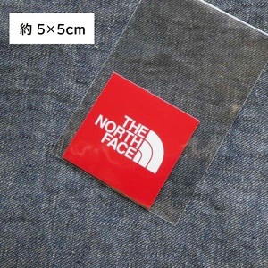 TNF Logo Sticker Mini NN32350 レッド 未使用 ノースフエイス ステッカー 防水素材