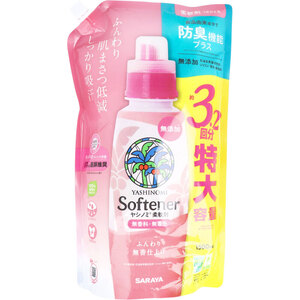 【まとめ買う】ヤシノミ 柔軟剤 無香料 詰替用 1500mL×40個セット