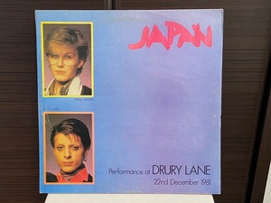 ◆JAPAN ジャパン◆ライブ盤(2LP) PERFORMANCE AT DRURY LANE◆レア希少品！