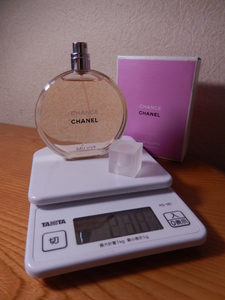 全体美♪ほぼ満タン(^^ゞフルボトル 100ml トワレ「CHANCE EAU VIVE：チャンス オーヴィーヴ」EDT-SP（スプレー）_/_/交渉OK、匿名OK！_/_/