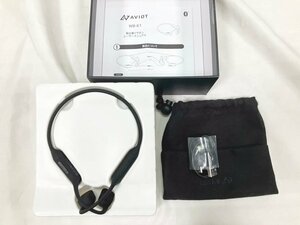 AVIOT　ワイヤレスイヤホン　骨伝導イヤホン　Bluetoothマイク付　ランニング用　IP67防水防塵　12時間長時間再生　WB-K1☆◆3