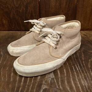 VANS バンズ アメリカ製 チャッカ USA製 スウェード CHUKKA スニーカー ベージュ ビンテージ 24〜25cm