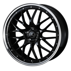 TOYO PROXES Comfort2s 225/45R18 NOVARIS ASSETE M1 BLACK/RIM POLISH 18インチ 8J+42 5H-114.3 4本セット