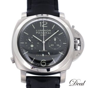 PANERAI パネライ ルミノール 1950 8Days GMT クロノ モノプルサンテ PAM00275 メンズ 腕時計