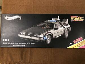 【中古】ホットウィール 1/18 BACK TO THE FUTURE 　TIME MACHINE with Mr. FUSION