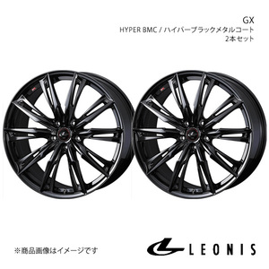 LEONIS/GX アコード CL7/CL8/CL9 アルミホイール2本セット【18×7.0J 5-114.3 INSET55 HYPER BMC】0039377×2