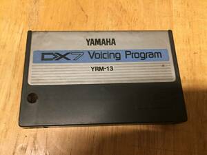 YAMAHA MSX ROMカートリッジ　DX-7音色プログラム　YRM-13