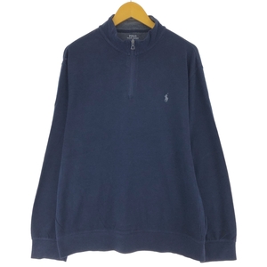 古着 ラルフローレン Ralph Lauren POLO RALPH LAUREN ハーフジップスウェットシャツ トレーナー メンズXL相当 /eaa429492