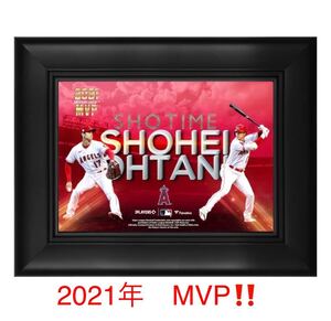 【大谷翔平 】2021 AL MVPフォトフレーム　新品未使用！