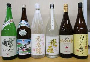 芋焼酎いろいろ　1800ml　6本セットA　1円～　　同梱不可