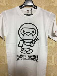 ラスト新品未使用アベイシングエイプマイロ前後プリントTシャツ白M 1000円スタート!