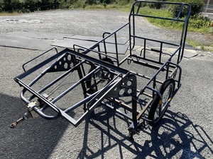 【中古現状品】 自転車用 リヤカー 荷台 現状渡し ○YR-17937○