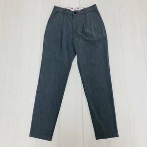 k0545 Dickies ディッキーズ パンツ １タック ポケット ロゴワッペン サイズ26 グレー 無地 メンズ おしゃれ シンプルデイリーカジュアル