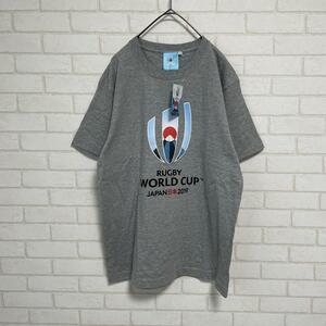 1円スタート！　1スタ！　未使用　RUGBYWORLDCUP JAPAN日本2019 オフィシャルTシャツ メンズM ラグビー