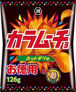 湖池屋 Largeサイズ カラムーチョチップス ホットチリ味 122g12袋