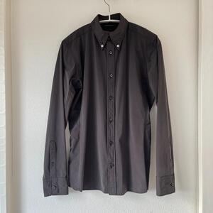 junhashimoto COMFORT SHIRT 2 BLACK ボタンダウンシャツ