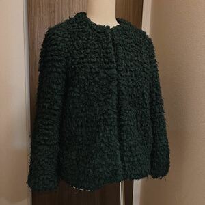 ZARA BASIC ザラベーシック 深緑　ジャケット　XS サイズ 中古