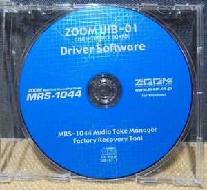 ZOOM UIB-01(USB INTERFACE BOARD) Driver Software／ドライバー　ツール／CD-ROMのみ