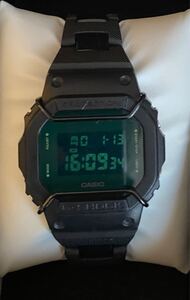 G-SHOCK DW-5600SB G-ショック　コンポジットバンド　純正シースルーグリーン ベゼル バンド付き