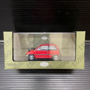 EBBRO 1/43 Honda City with alloy wheel RED/44491 MMP LTD エブロ