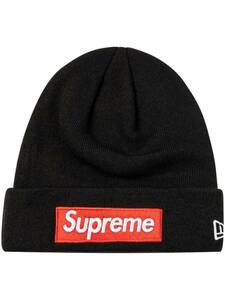 Supreme x New Era box-logo beanie シュプリーム ニューエラ ボックス ロゴ ビーニー ブラック Ｑ14