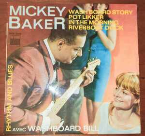 Mickey BakerAvecWashboard Bill/Rhythm And Blues/仏Odeon EP