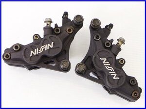 ★ 《M1》希少♪1989年 GSX-R750RK 純正 NISSIN 4POTキャリパーset♪90mm♪10,566km♪