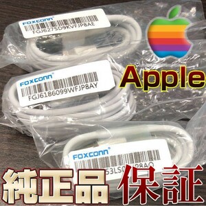 iPhone xs/8/plus 純正ライトニングケーブル 充電器 iphone 3D立体 同期iphone6s/plus/ipad Foxconn社