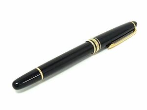 1円 MONT BLANC モンブラン マイスターシュテュック ペン先 14K 585 14金 万年筆 筆記用具 文房具 ステーショナリー ブラック系 FK0315