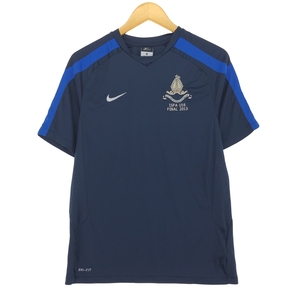 古着 ナイキ NIKE DRI-FIT Vネック サッカーユニフォーム ゲームシャツ メンズM /eaa453346