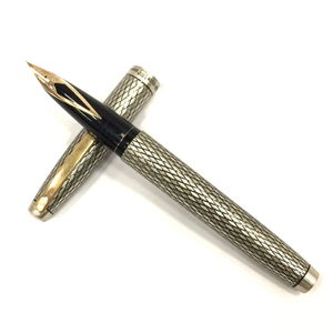 シェーファー 万年筆 スターリングシルバー ペン先14K 吸入式 筆記具 ステーショナリー関連用品