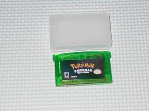 GBA★POKEMON EMERALD VERSION 海外版 英語版 端子清掃済 カセットケース付★箱無し・説明書無し・ソフト付