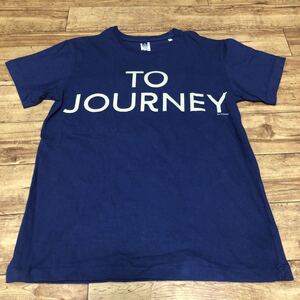 ★ハリウッドランチマーケットTO JOURNEY 半袖Ｔシャツ ネイビー サイズ2 聖林公司 日本製