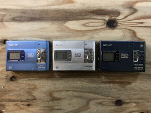 SONY MZ-R30 MZ-R50 他 ソニー MDプレーヤー WALKMAN MDウォークマン 3点セット◆ジャンク品 [0806MP]