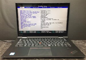 1円～ ■ジャンク LENOVO ThinkPad X1 Yoga / Core i5 8250U 1.60GHz / メモリ 8GB / ストレージ無し / 14型 / OS無し / BIOS起動可