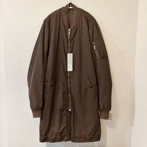 AW2014 DRKSHDW Rick Owens FLIGHT JACKET LONG BOMBER MA-1 ダークシャドウ リックオウエンス ボンバー フライト ジャケット