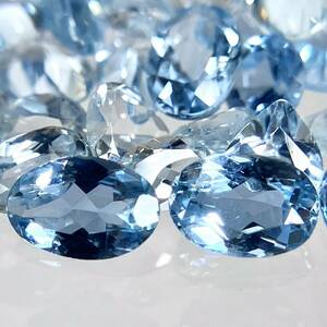 ◆天然アクアマリンおまとめ51ct◆u ルース 裸石 宝石 ジュエリー jewelry aquamarine ベリル