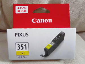 Canon キャノン純正品　インクカートリッジ PIXUS 　BCI-351Y イエロー　1個　　期限切れ　2024.02　