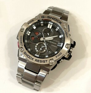 B2)100円～美品 CASIO/カシオ G-SHOCK GST-B100D-1AJF 