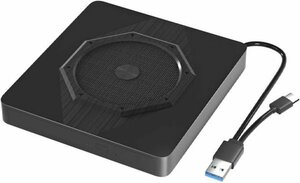 CD DVD ドライブ 外付け USB 3.0 & Type-C 外付け DVD/CD ドライブ (Mac/Windows/Linux 用)