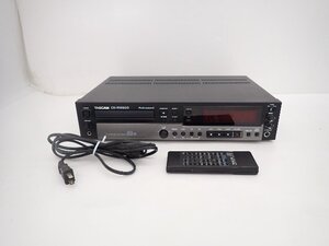 TEAC/TASCAM CD-RW900SL ティアック タスカム 業務用CDレコーダー 2007年製 リモコン付 ∽ 70CF3-9