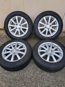 美品　バリ溝　2021年製　165/65R14　BS　weds　VRX2　14×5J+39　PCD100　4穴　タンク/ルーミー/トール/ソリオ/ハスラー/パッソ/ブーン