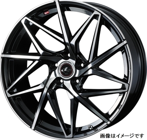 【個人宅発送可能】Weds ウェッズ 18×7.0J +47 5穴 PCD114.3 PBMC ホイール 1本 LEONIS IT レオニス レオニス・アイティー (40607)